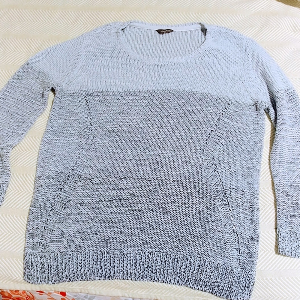 Denver Hayes blue knit sweater sz M